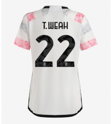 Juventus Timothy Weah #22 Segunda Equipación Mujer 2023-24 Manga Corta